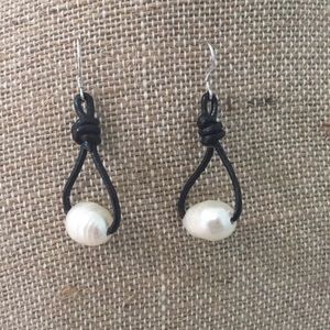 Pearl earrings
